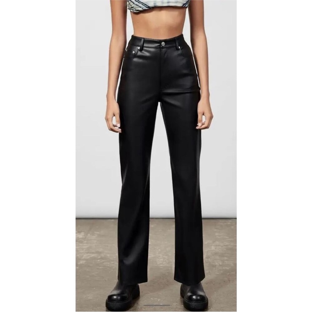 Zara Faux Leather Pants